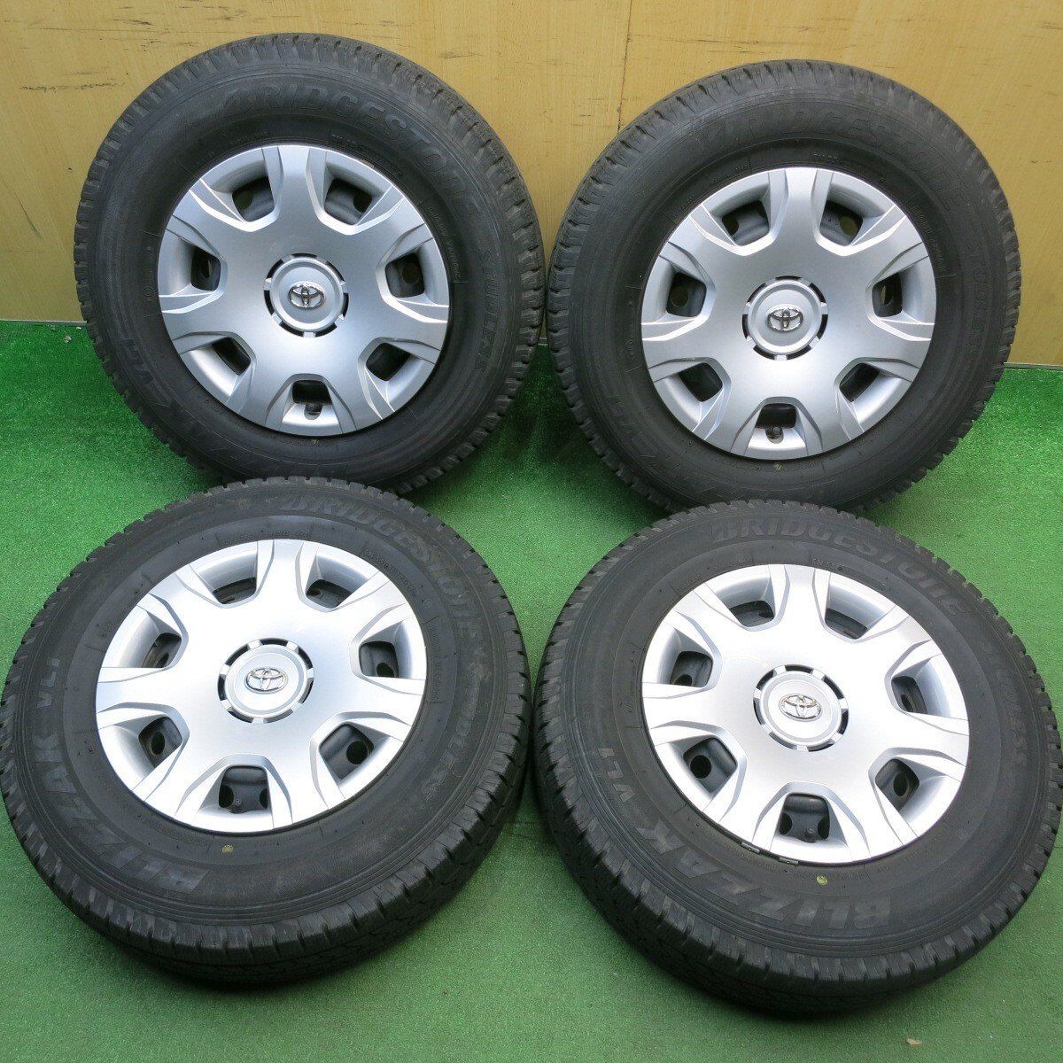 4本価格☆トヨタ 200系 ハイエース 純正 スチール 195/80R15 107/105L