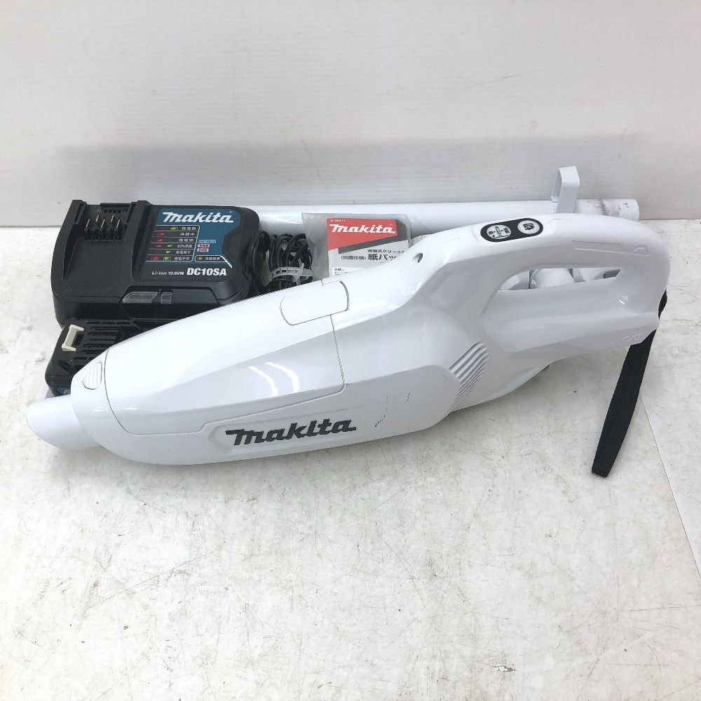 makita マキタ 10.8V 1.5Ah 充電式クリーナ 紙パック式 ワンタッチ