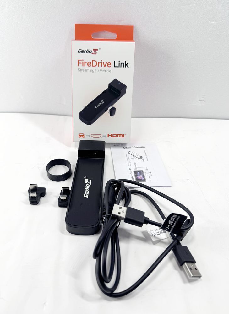 HY】【美品】CarlinKit FireDrive Link CarPlay HDMI変換アダプター