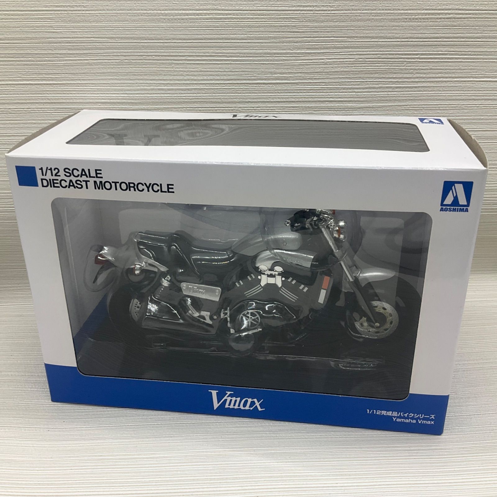 unopened minicar 1/12 YAMAHA V-MAX (New Silver Dust) finished motorcycle series miniature model Aoshima V-MAX VMAX