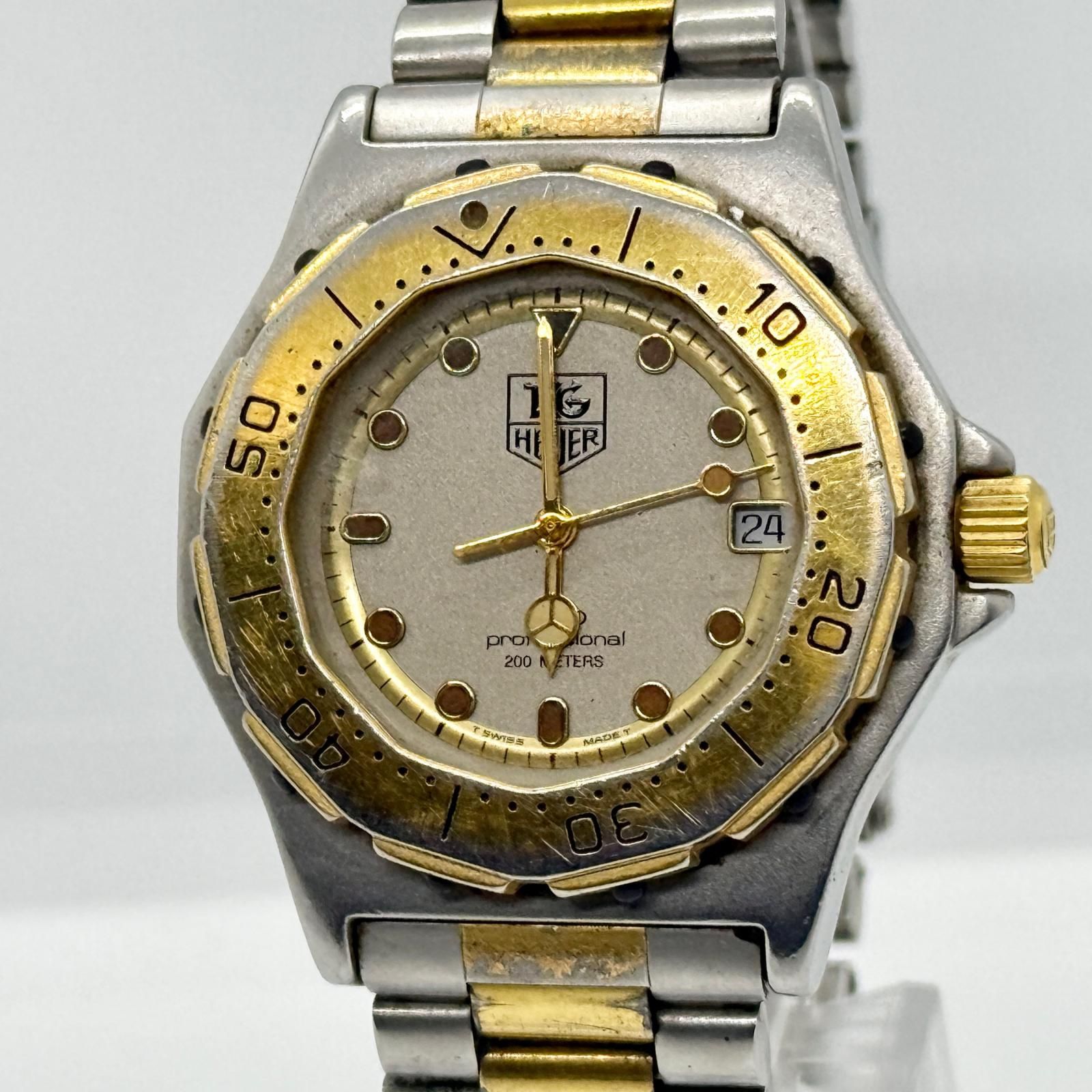 TAG HEUER タグホイヤー プロフェッショナル200m 934.213 シルバー QZ