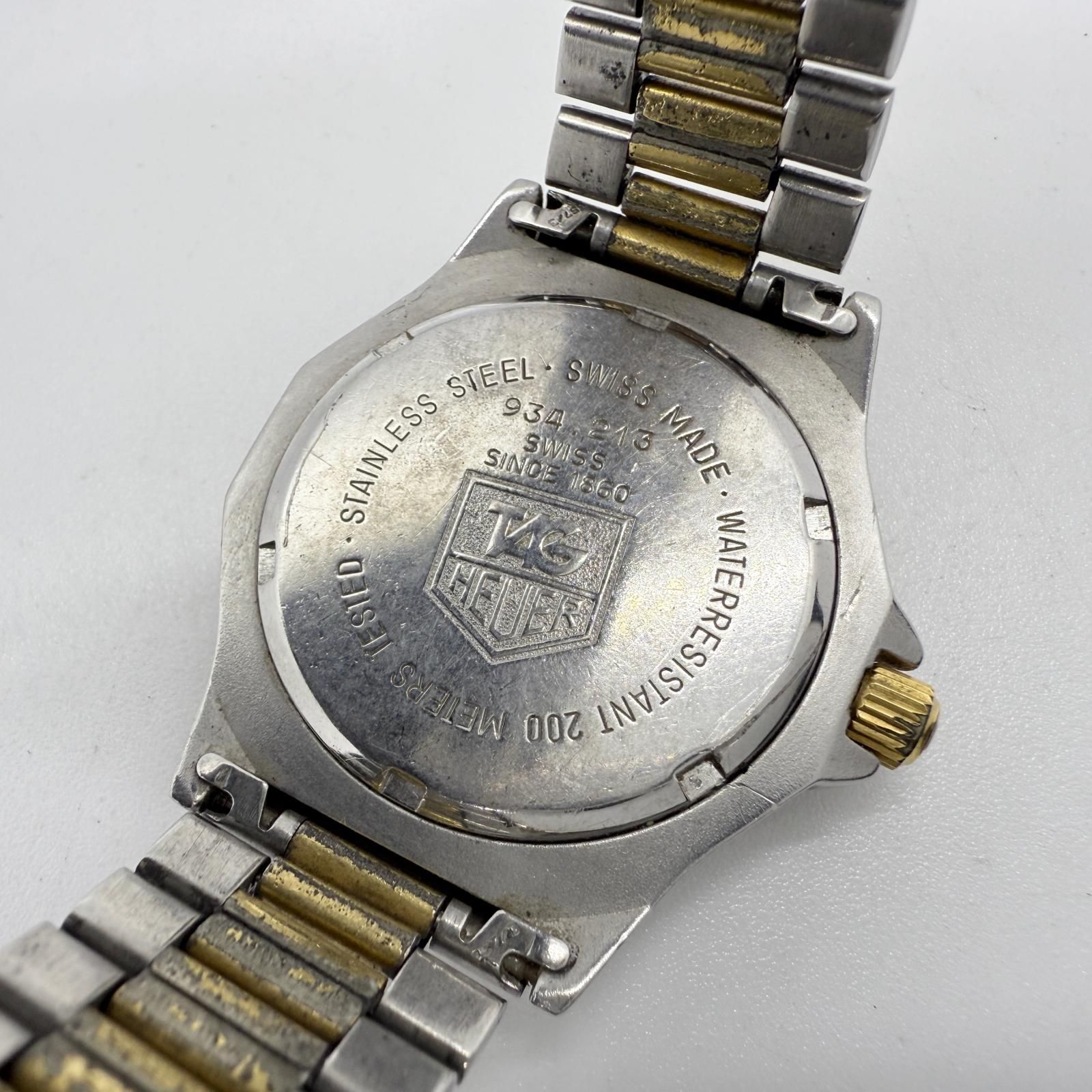 TAG HEUER タグホイヤー プロフェッショナル200m 934.213 シルバー QZ