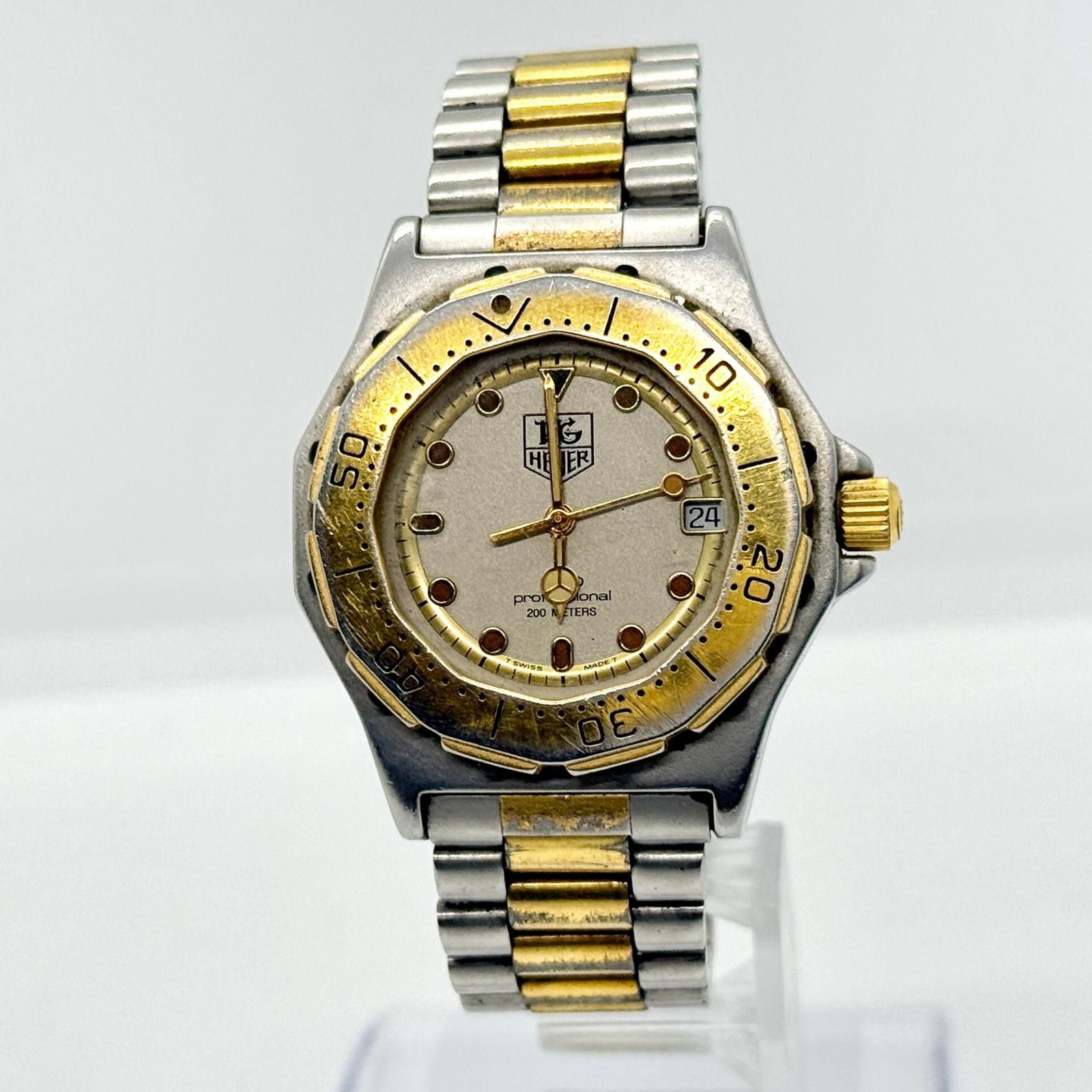 TAG HEUER タグホイヤー プロフェッショナル200m 934.213 シルバー QZ 