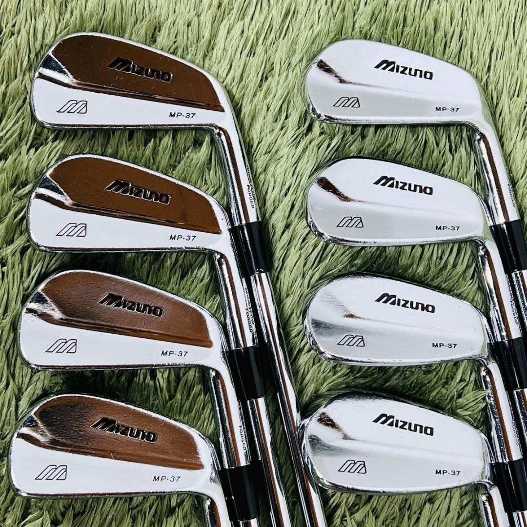 ミズノ MP-37 アイアン8本セット メンズゴルフ 初心者 入門 マッスルバック MIZUNO DynamicGold X100 スチールシャフト 右利き ダイナミックゴールド