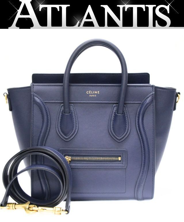 セリーヌ CELINE ラゲージ ナノショッパー ハンドバッグ ショルダー