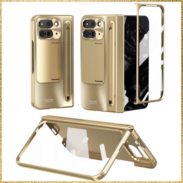 ☆彡送料無料でお届け☆彡Color:金 ケース 手帳型 GG Pxl 9 Pro Fold