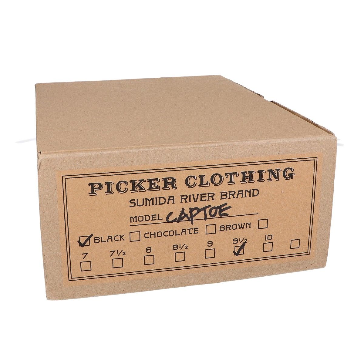 PICKER CLOTHING ピッカークロージング CAPTOE バルモラルブーツ 9 1/2