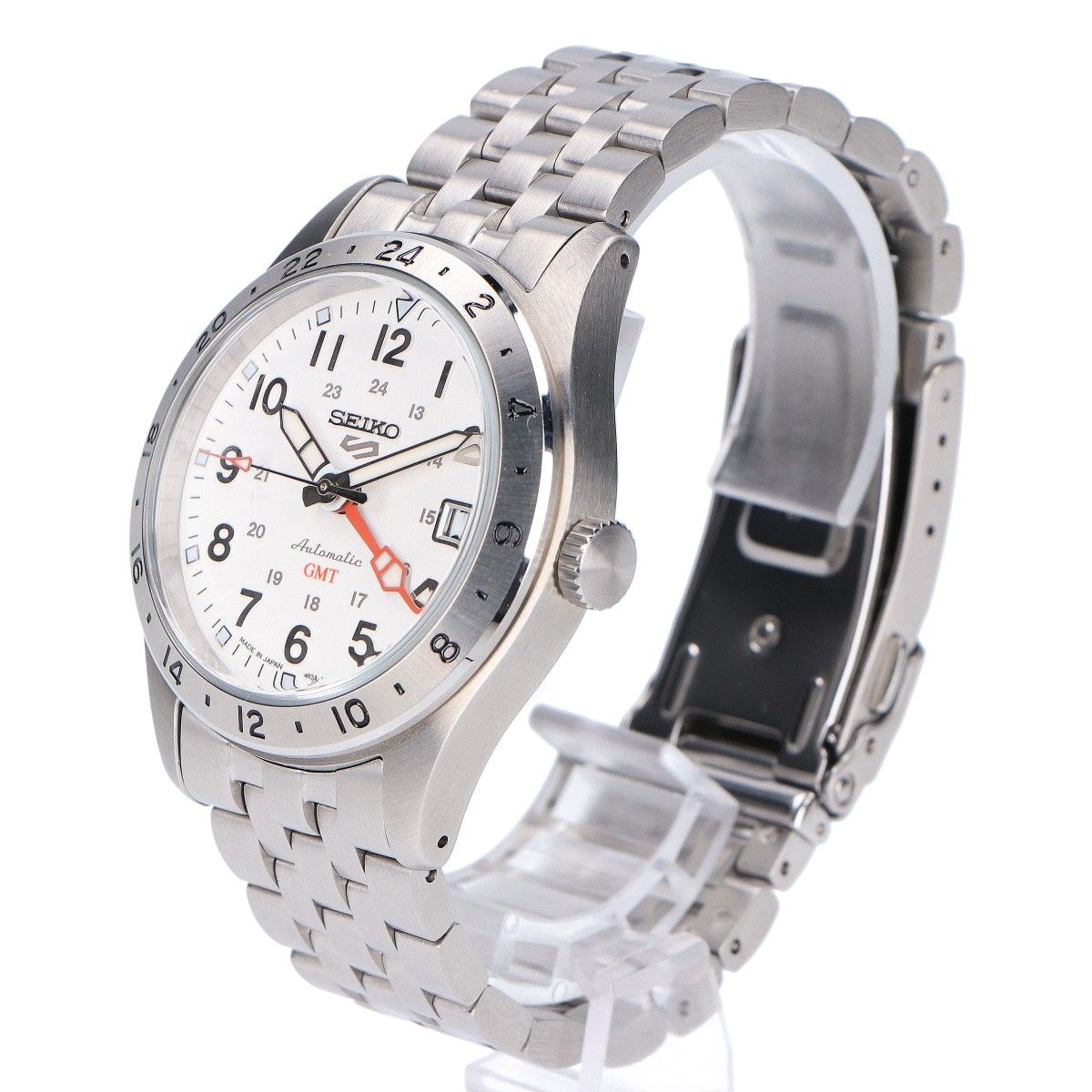  SEIKO セイコー SBSC009 4R34 5スポーツ Field series シースルーバック 自動巻き 秋冬対応 自動巻き時計 腕時計(アナログ)