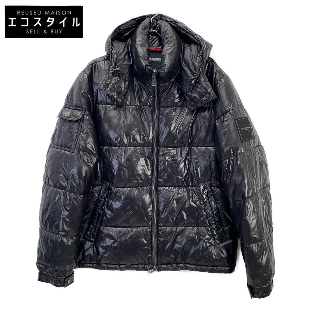 MICHAEL KORS マイケルコース MC69103 ﾌﾞﾗｯｸ ﾀﾞｳﾝｼﾞｬｹｯﾄ M - メルカリ