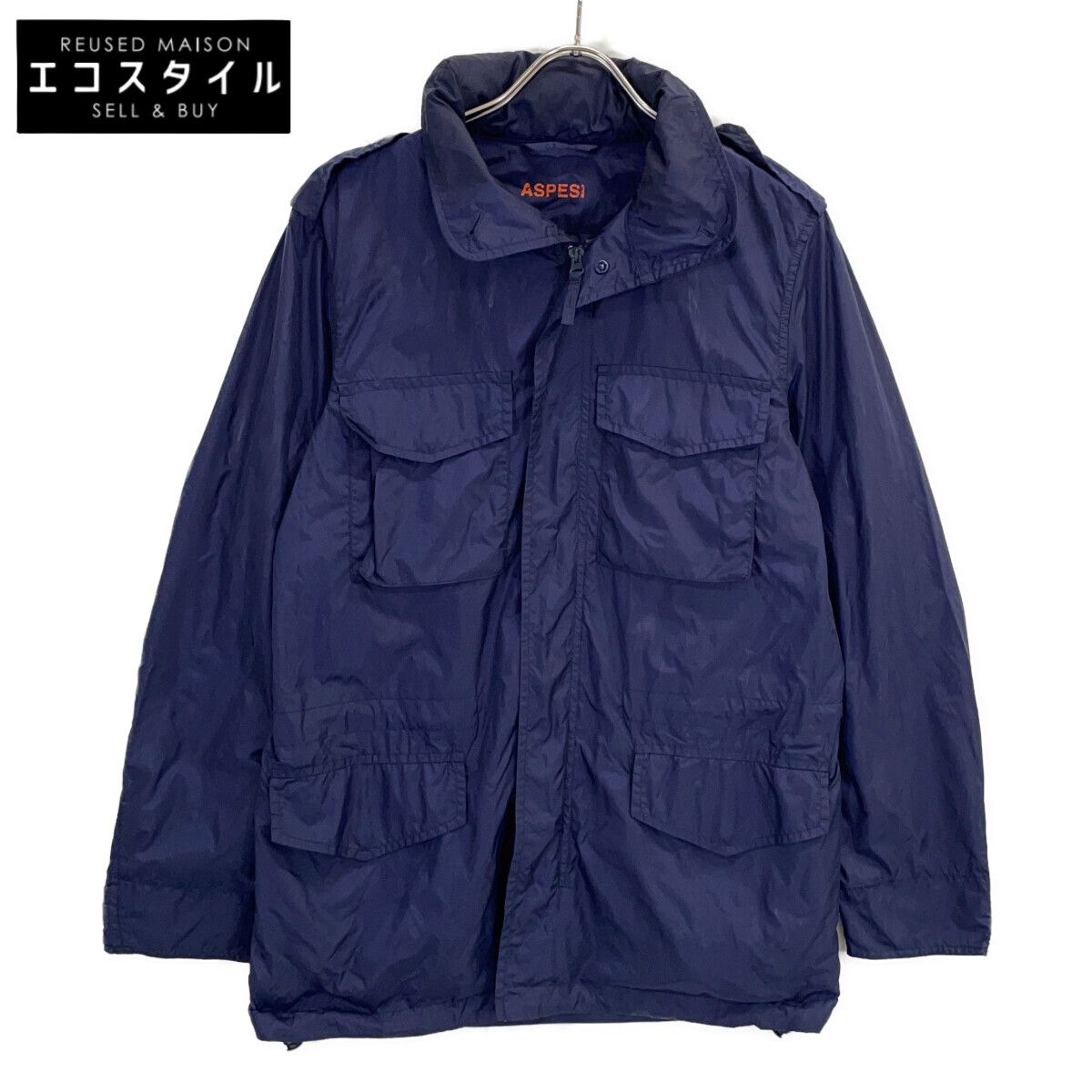 ASPESI アスペジ ﾈｲﾋﾞｰ I927 MINIFIELD VENTO M-65 ﾅｲﾛﾝｼﾞｬｹｯﾄ XXS