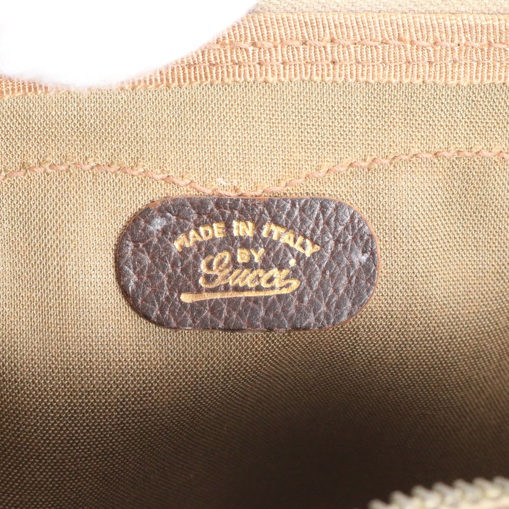 オールド グッチ GG スプリーム レザー ボストン バッグ 出張 旅行