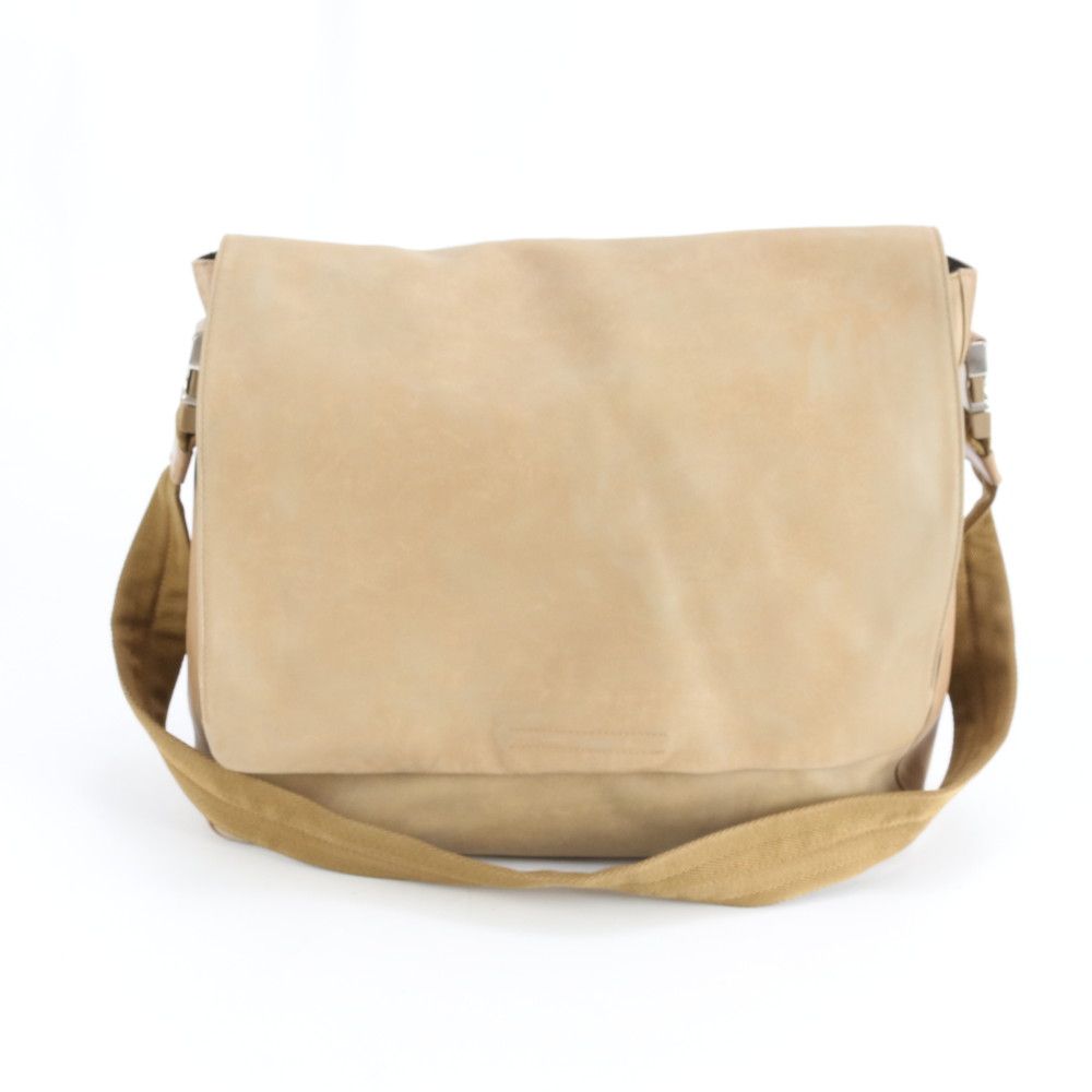 美品 プラダ レザー ショルダーバッグ 斜め掛け メッセンジャー