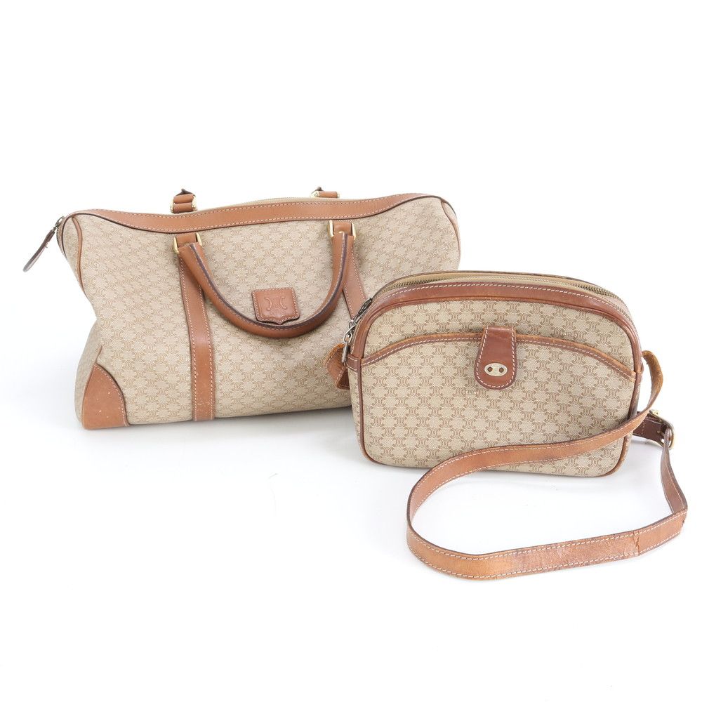 まとめ 2点 セット セリーヌ マカダム トリオンフ ボストン レザー