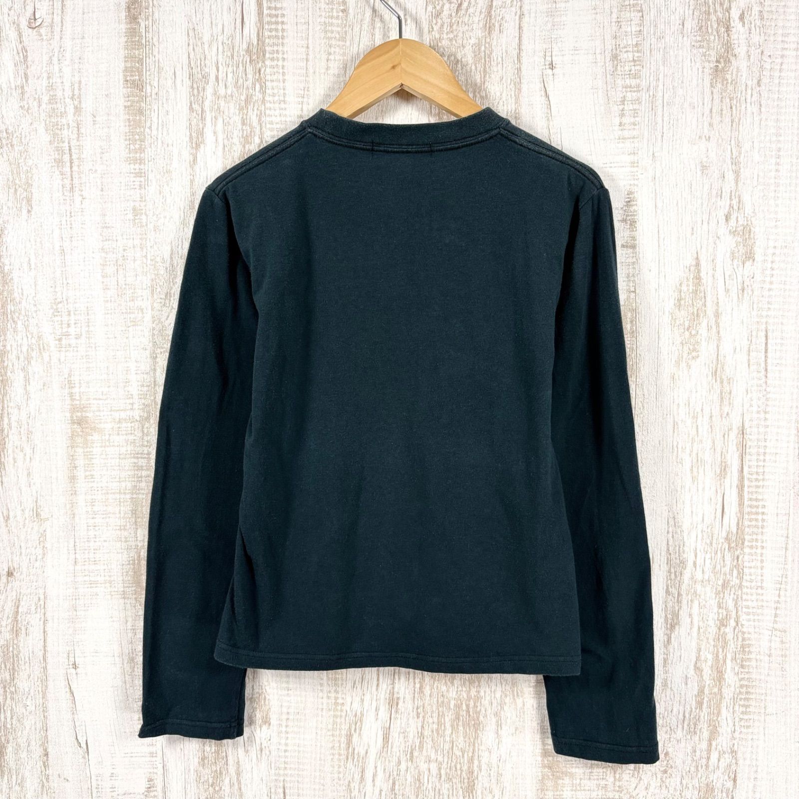 Christian Dior クリスチャンディオール ストーンロゴ ロンT ブラック 