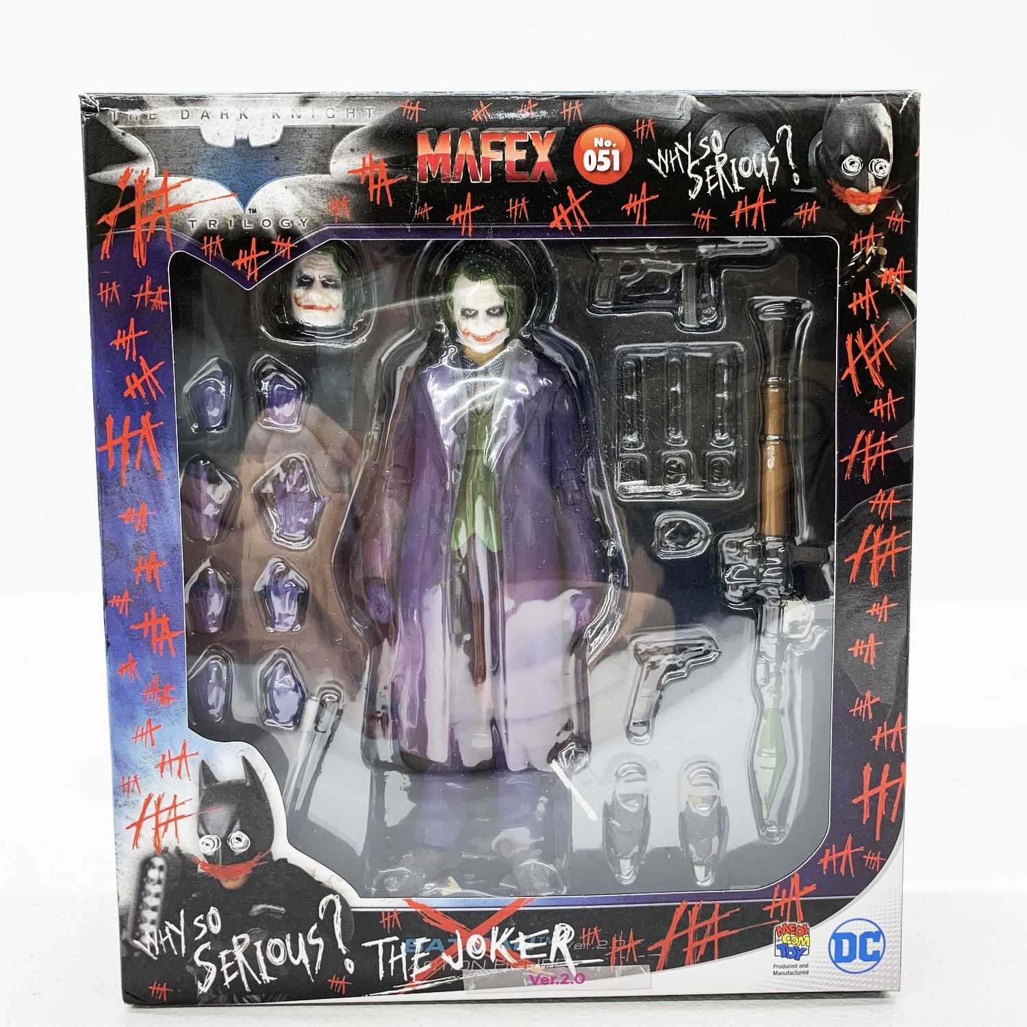☆加古川物流】中古 MAFEX THE JOKER Ver.2.0 THE DARK KNIGHT