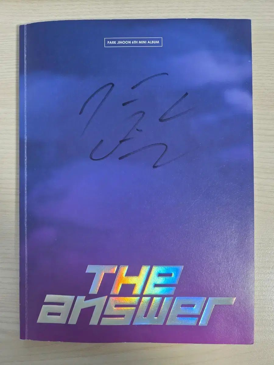 パク・ジフン(PARK JIHOON) サイン入り ミニ アルバム 6集 - メルカリ