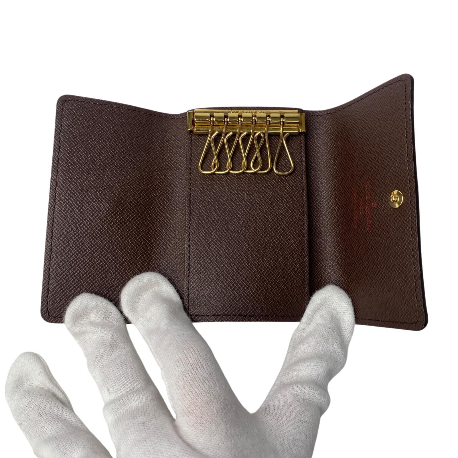 美品 ルイヴィトン LOUIS VUITTONミュルティクレ6 ダミエ IC N62630