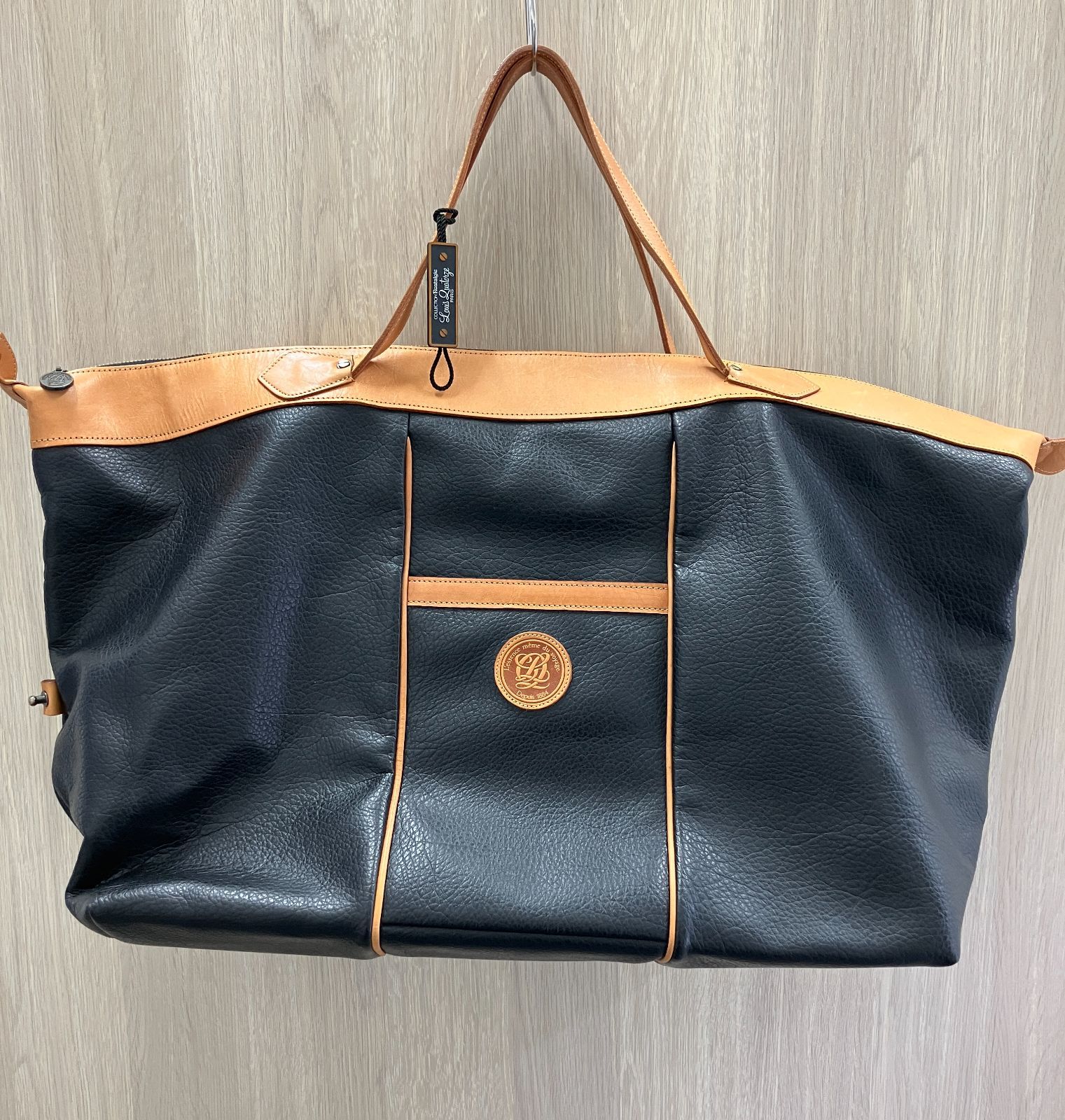 Louis Quatorze ルイキャトルズ トラベル ボストンバッグ レザー 黒