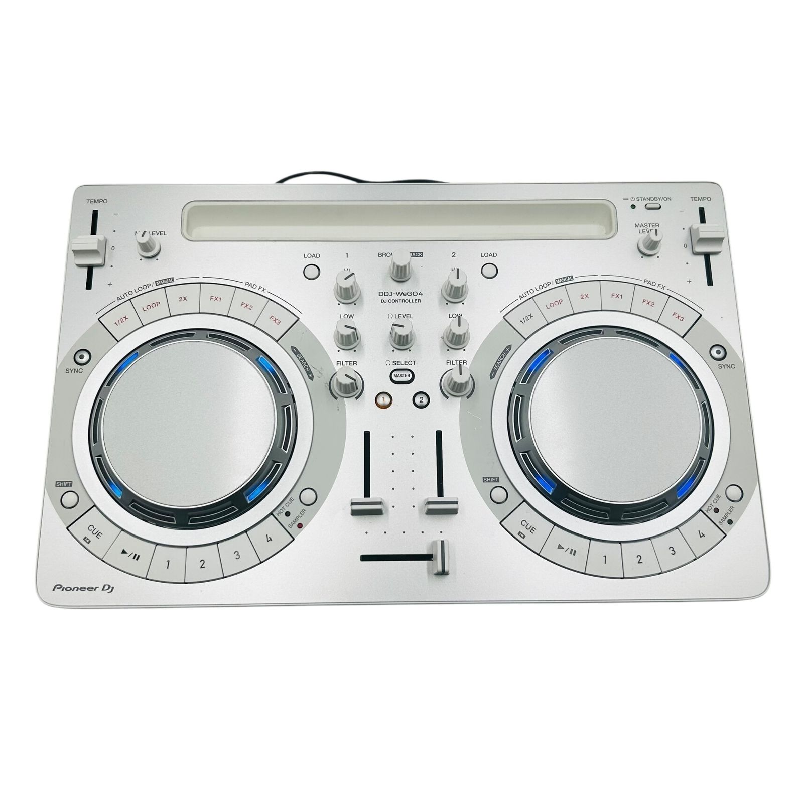 □Pioneer DDJ-WeGO4 W DJコントローラー 2017年製 rekordbox WeDJ対応