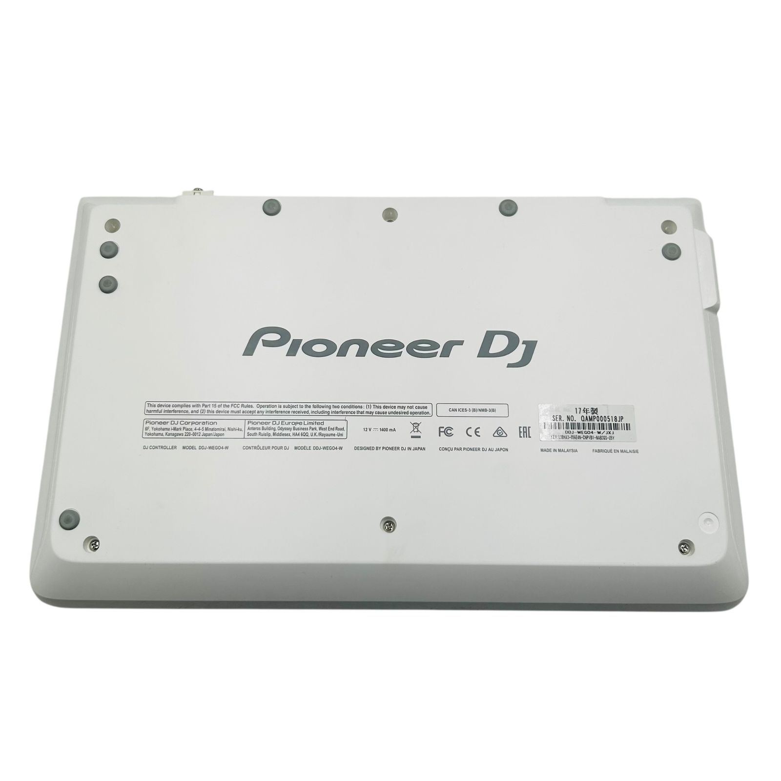 □Pioneer DDJ-WeGO4 W DJコントローラー 2017年製 rekordbox WeDJ対応