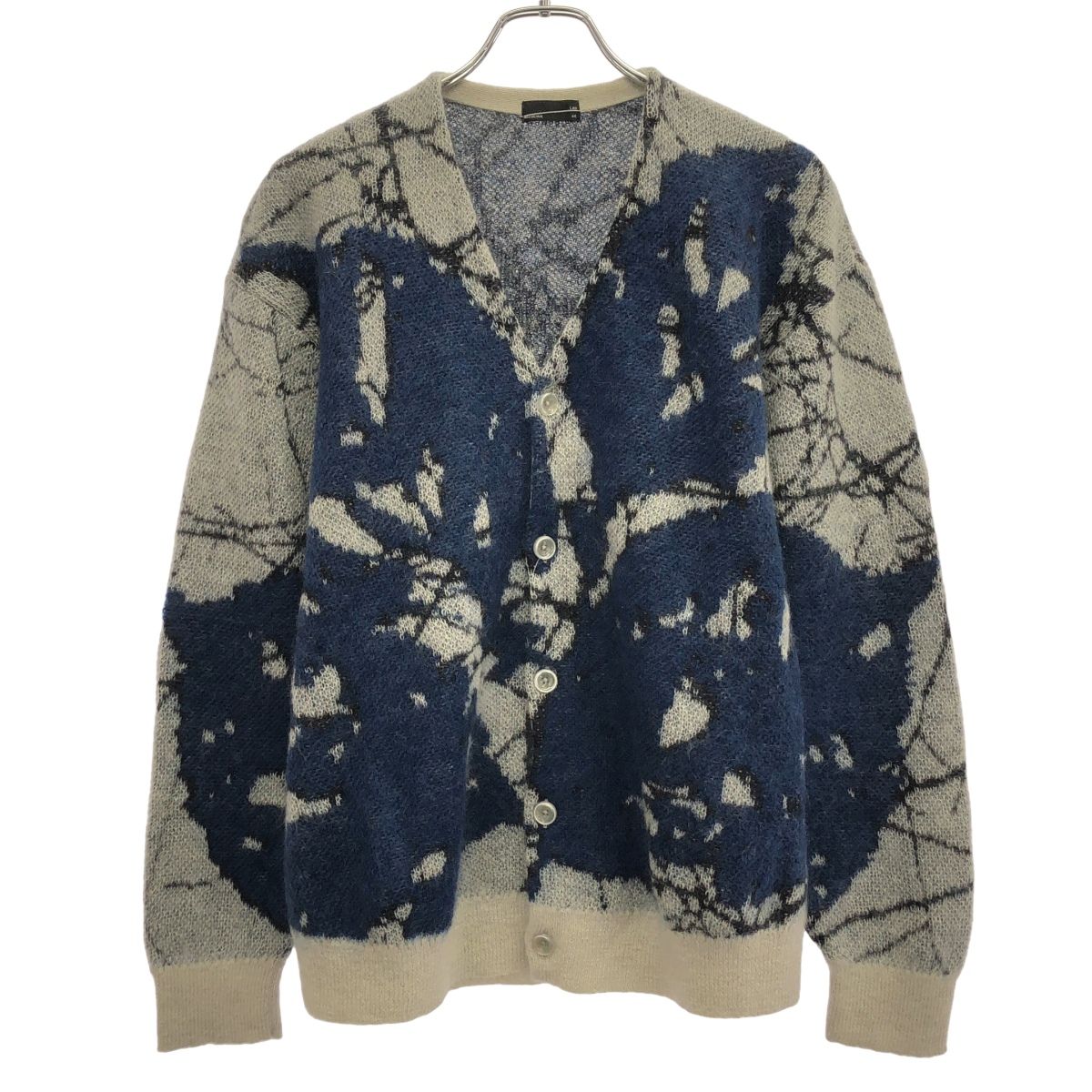 LAD MUSICIAN ラッドミュージシャン 21AW MOHAIR W JACQUARD LEAF KNIT