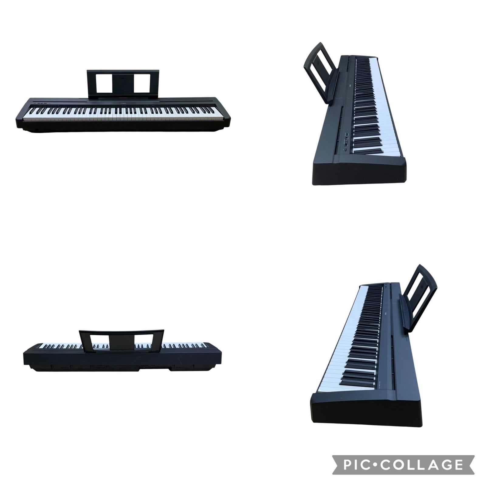 □YAMAHA P-45B 電子ピアノ 88鍵 ブラック 2018年製 動作確認済 譜面