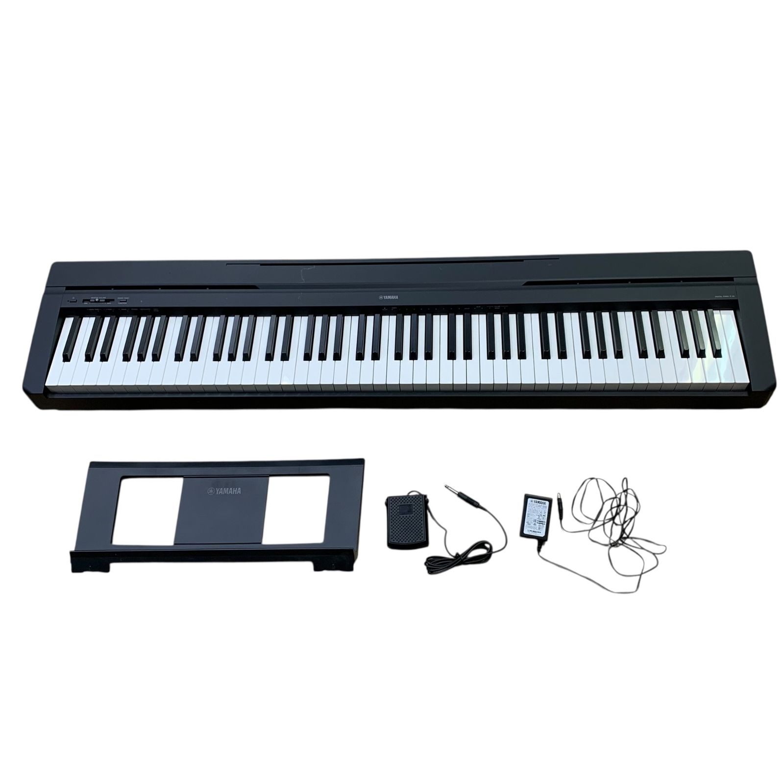 □YAMAHA P-45B 電子ピアノ 88鍵 ブラック 2018年製 動作確認済 譜面
