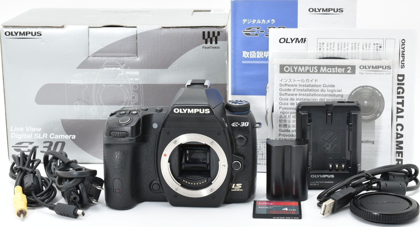 A14[7218B]5 オリンパス OLYMPUS E-30 ボディ 【ショット数 25，439回