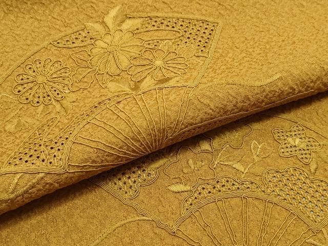 平和屋着物■中国三大刺繍　スワトウ刺繍　無地絵羽訪問着　花車文　正絹　逸品　CABC7890ou 平和屋着物▽中国三大刺繍 スワトウ刺繍 中国三大刺繍 平和屋着物○中国三大刺繍 付下げ 平和屋着物▽極上