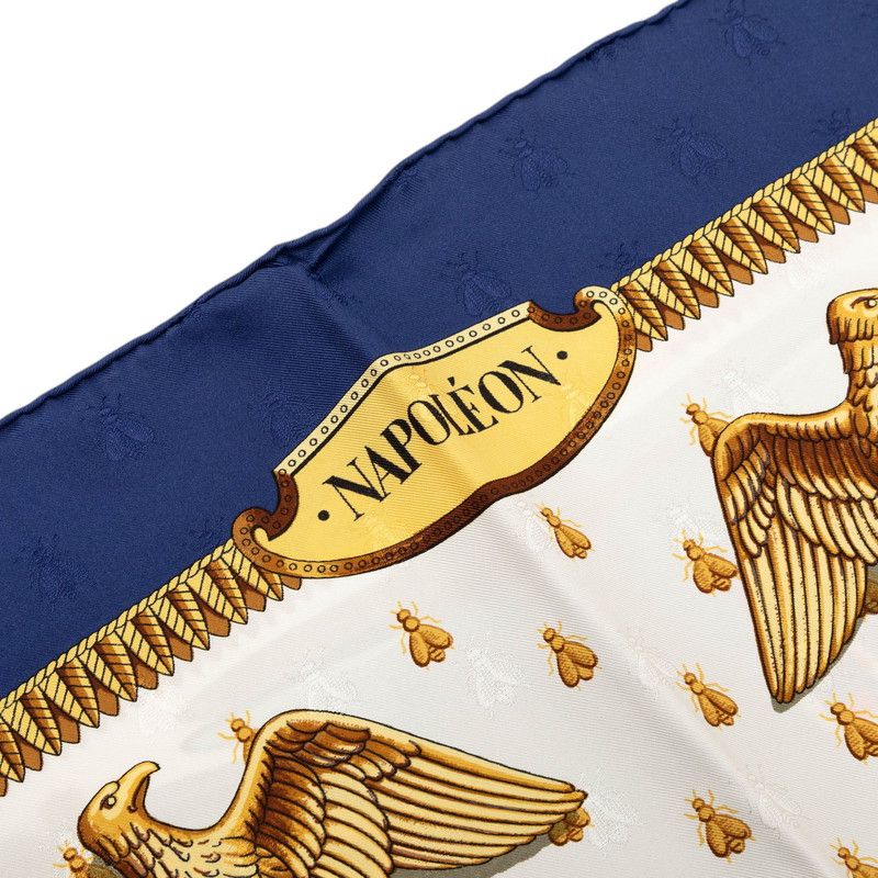 エルメス カレ90 NAPOLEON ナポレオン マルチカラー シルク レディース