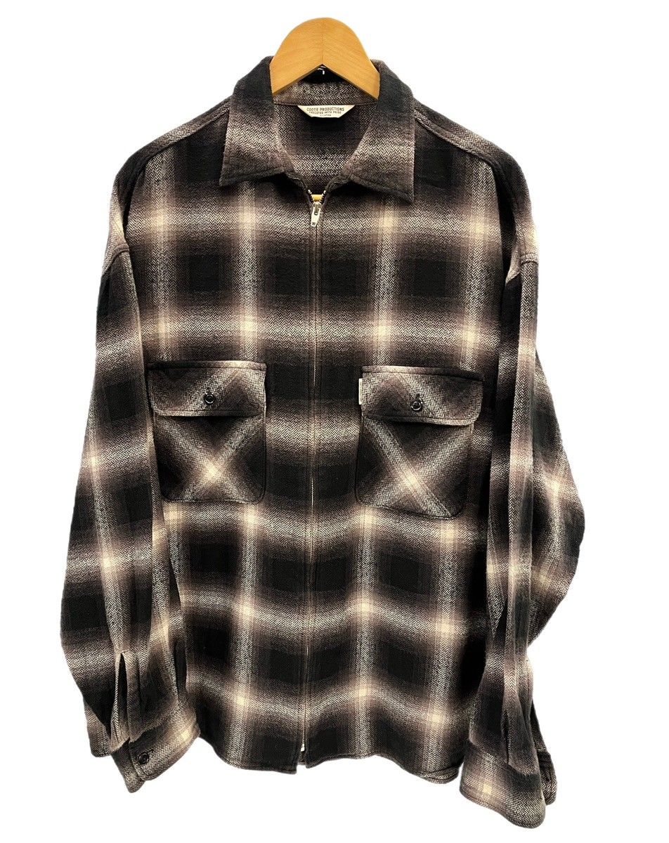 クーティー cootie productions onbre nel check shirt オンブレ ネル