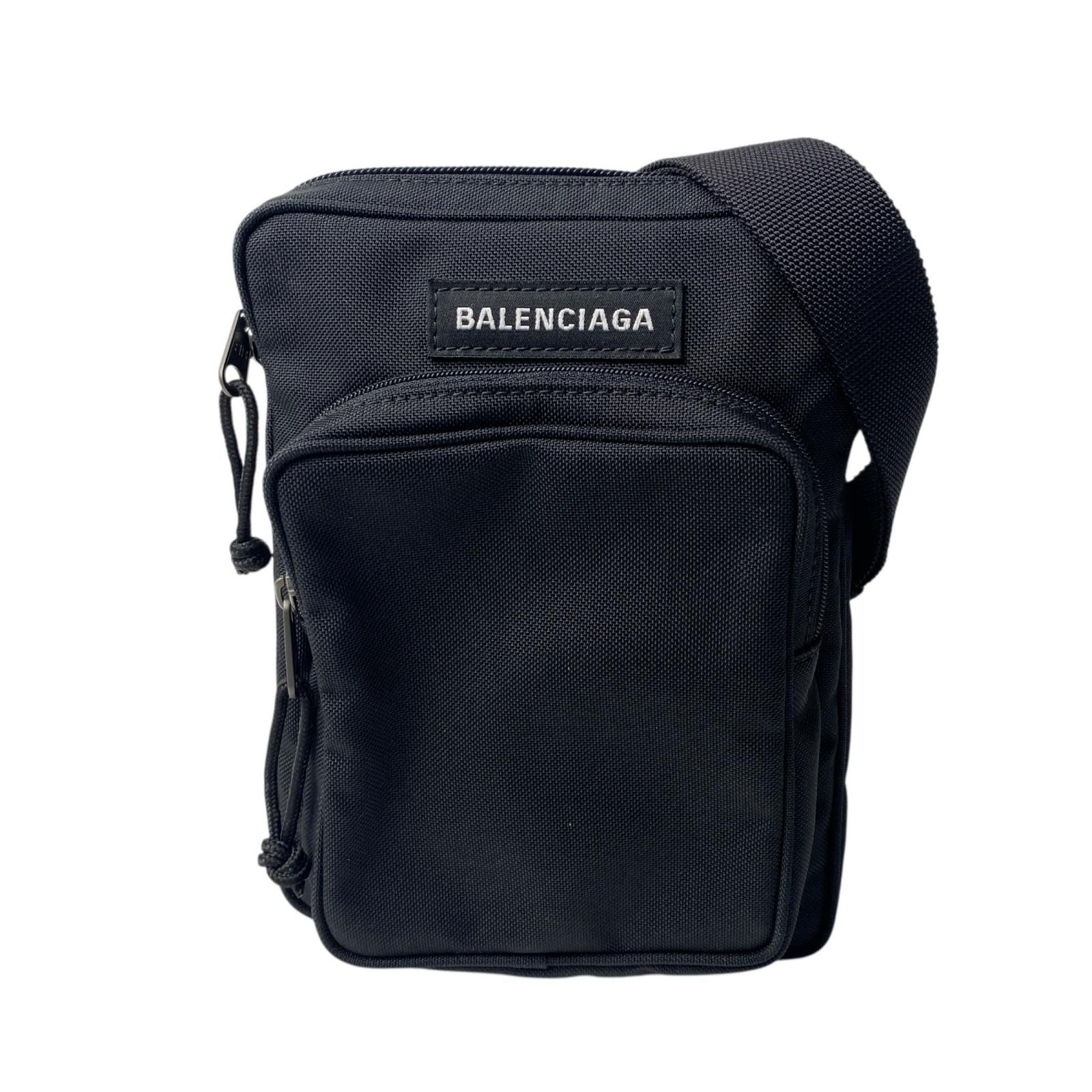 美品 バレンシアガ BALENCIAGA ボディバッグ ナイロン 593651 斜めがけ