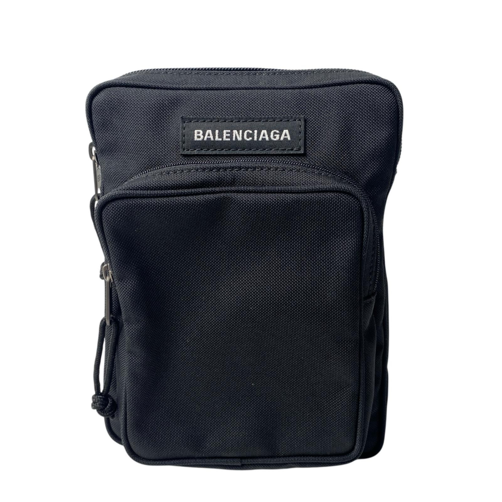 美品 バレンシアガ BALENCIAGA ボディバッグ ナイロン 593651 斜めがけ