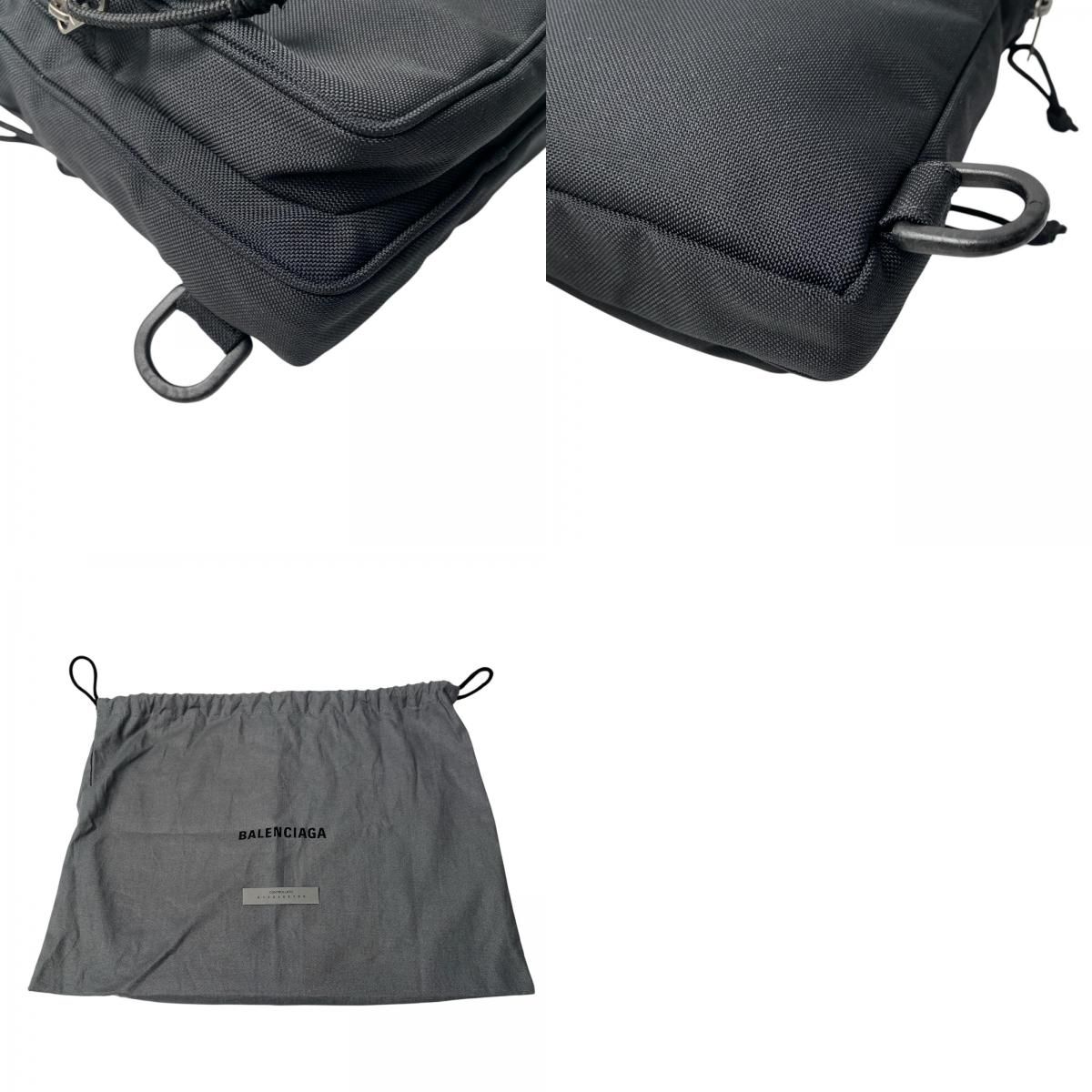 美品 バレンシアガ BALENCIAGA ボディバッグ ナイロン 593651 斜めがけ