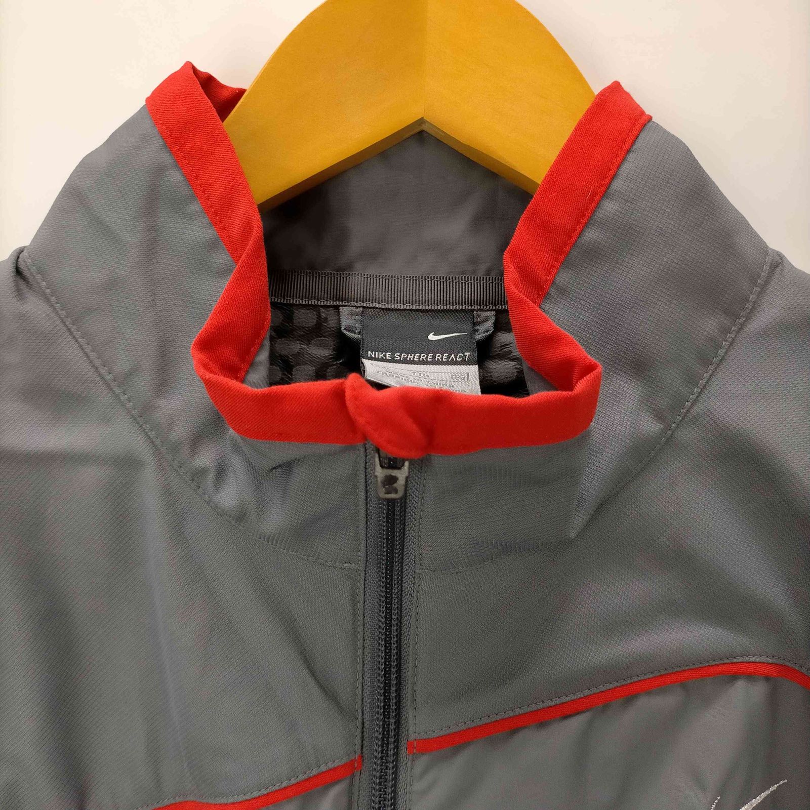 ナイキ NIKE 00S 06AW SPHERE REACT スウッシュロゴ 刺繍 パイピング