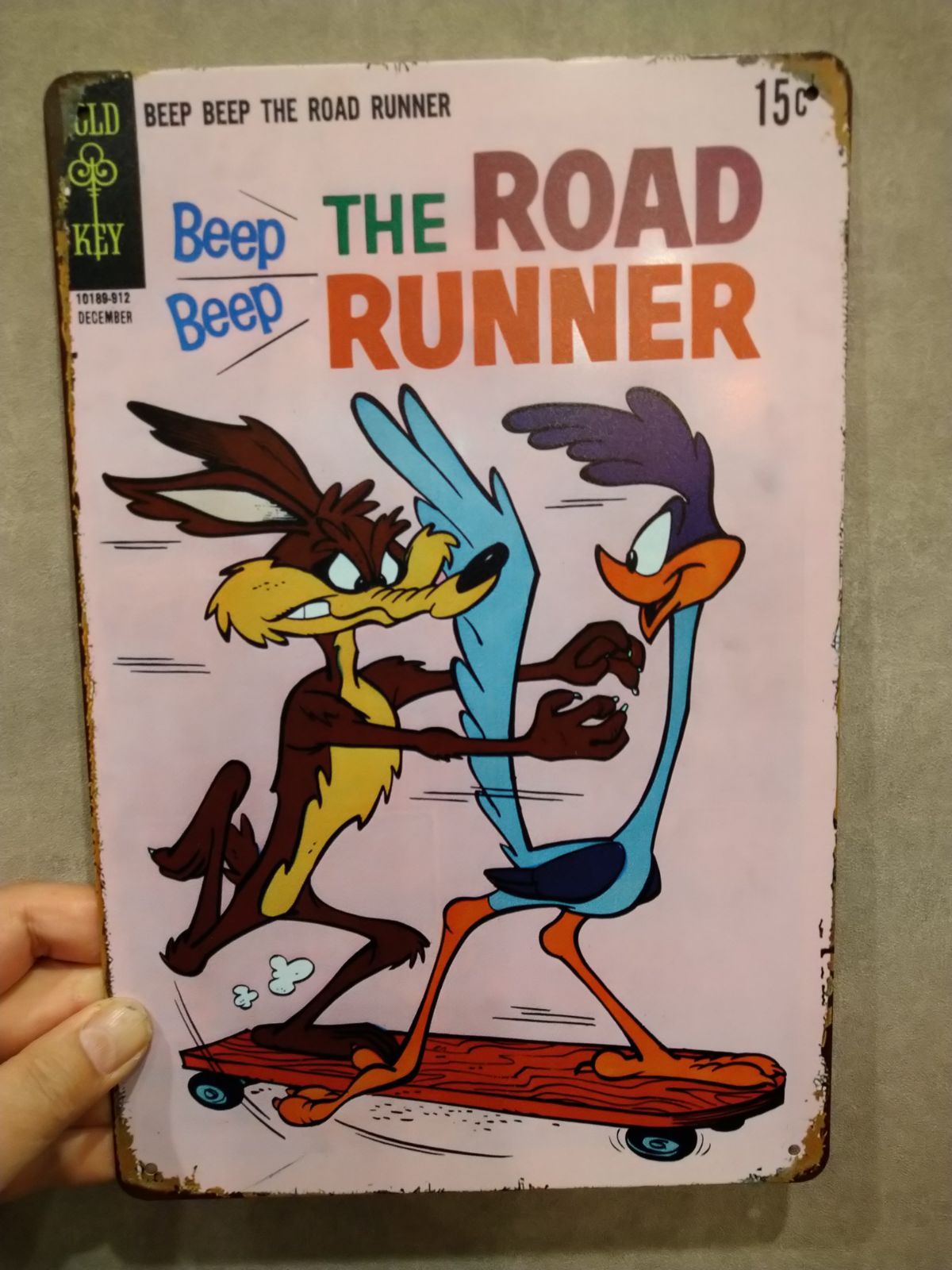 ROAD RUNNER ルーニーチューンズ ティンサイン 看板 ロードランナー
