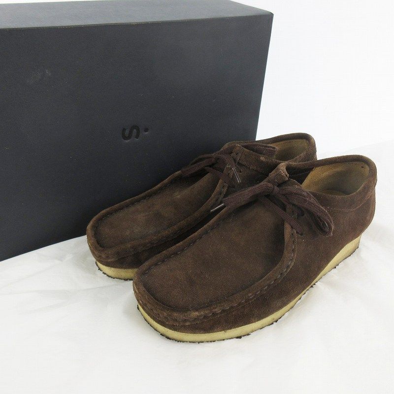 クラークス clarks UK 8 1/2 26.5cm 979E ワラビー Wallabee シューズ