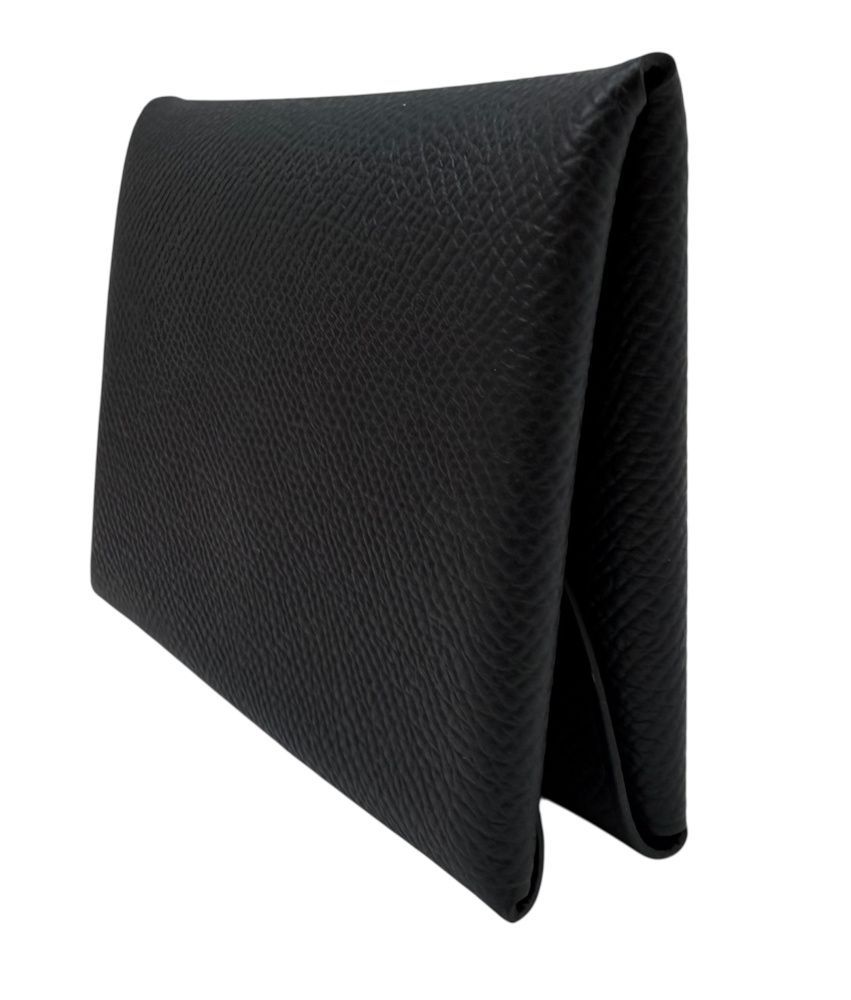 新品同様】HERMES エルメス カルヴィデュオ エプソン ブラック W刻印