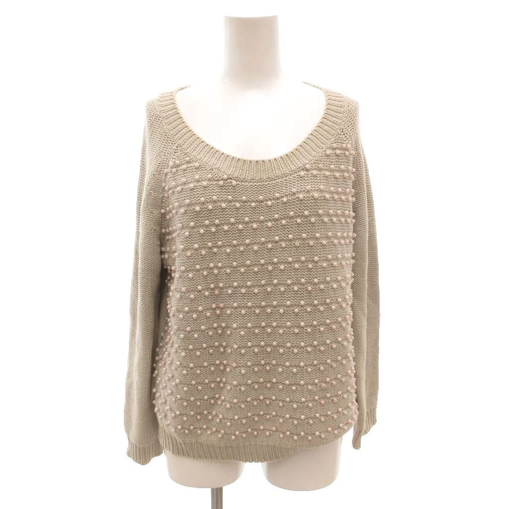 マレーラ MARELLA セーター ニット プルオーバー M グレー ラウンド