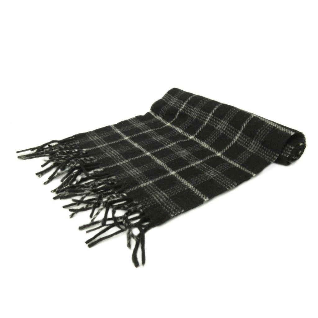 クリスチャンディオール Christian Dior マフラー チェック フリンジ