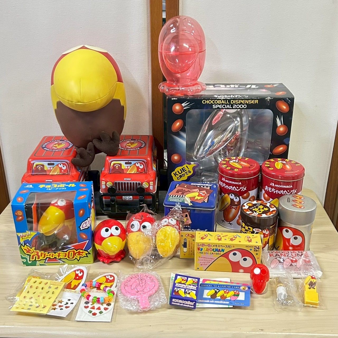 キョロちゃんまとめ】チョコボール 缶 グッツ キョロちゃん 玩具菓子 