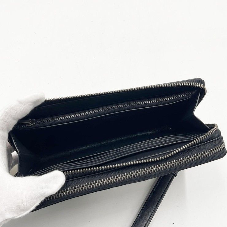 COACHコーチ メンズ レザー シグネチャー トラベル COACH コーチ クラッチバッグ シグネチャー  トラベル オーガナイザー F67637 ブラック レザー メンズ 美品 キット セカンド