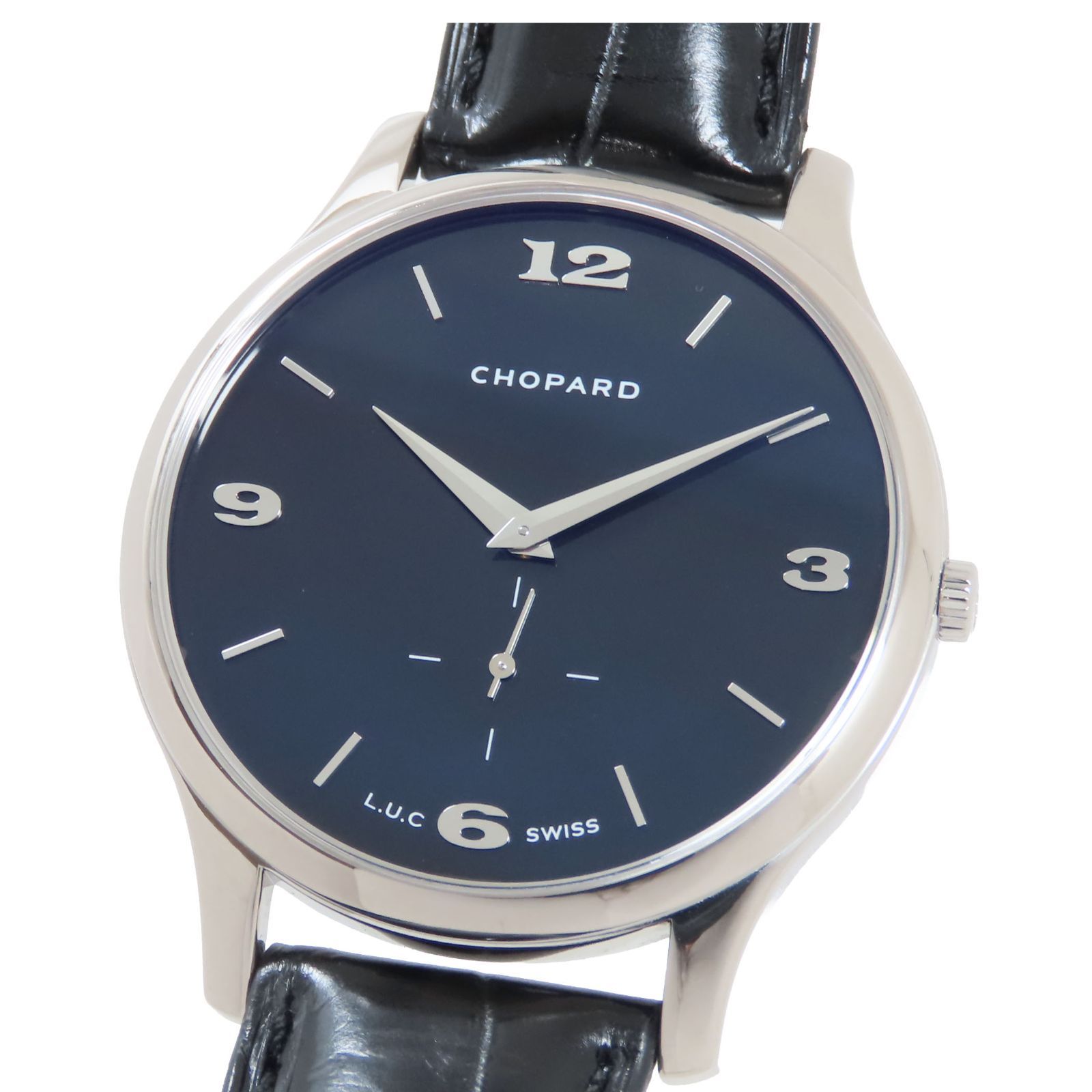 CHOPARD ショパール L.U.C XPS 161920-1001 ブラック文字盤 K18WG 