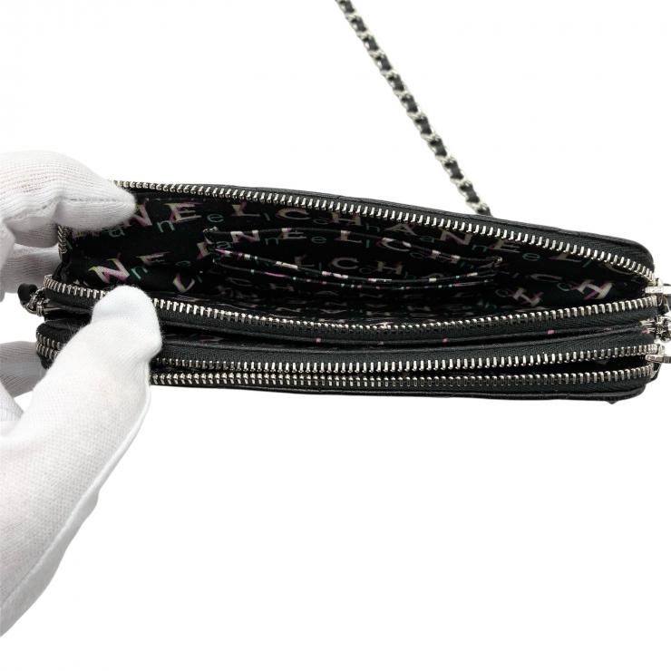 CHANEL シャネル ショルダーバッグ マトラッセ チェーンウォレット W