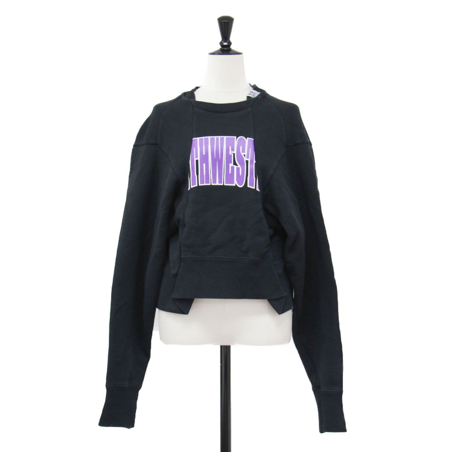 MIHARA YASUHIRO ミハラヤスヒロ スウェット ブラック 黒 サイズ:40(L