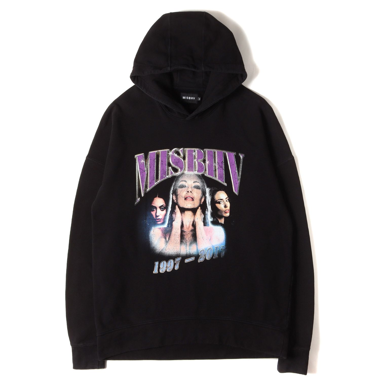 MISBHV ミスビヘイブ パーカー ブラック 黒 サイズ:S | グラフィック