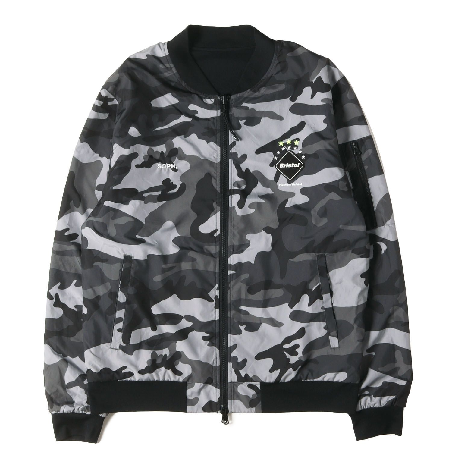 F.C.Real Bristol エフシーレアルブリストル ジャケット ブラックカモ