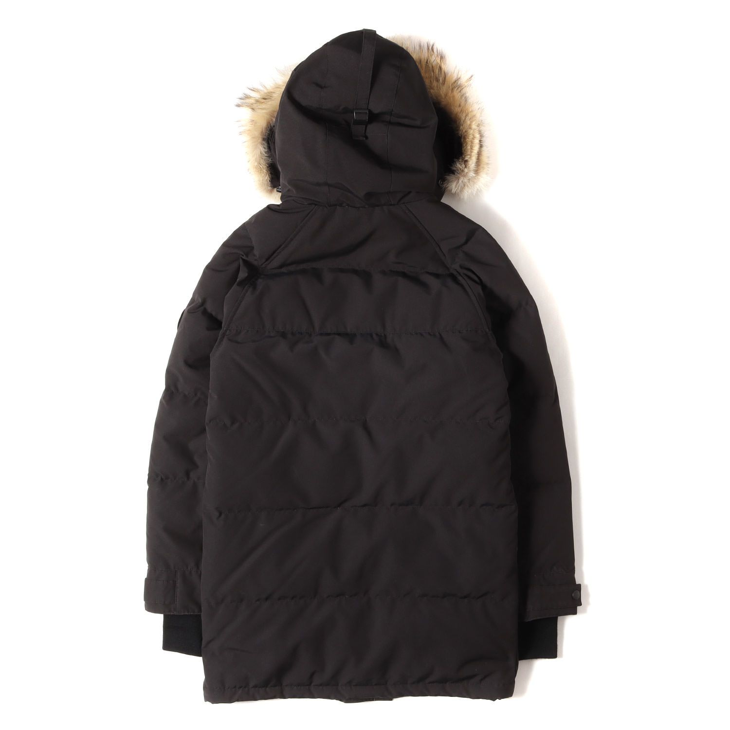   カナダグース コート ブラック 黒 サイズ:XS | ファーフード ダウンコート (Emory Parka) | BLACK LABEL | アウター ジャケット 上着【メンズ】【中古】 CANADA GOOSE カナダグース コート ブラック 黒 サイズ:XS | ファー