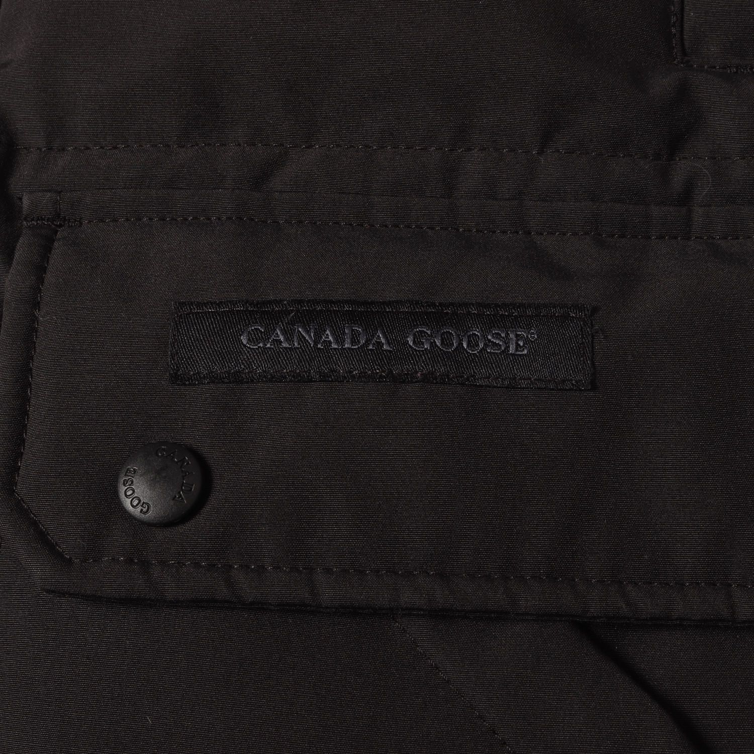 CANADA GOOSE カナダグース コート ブラック 黒 サイズ:XS | ファー