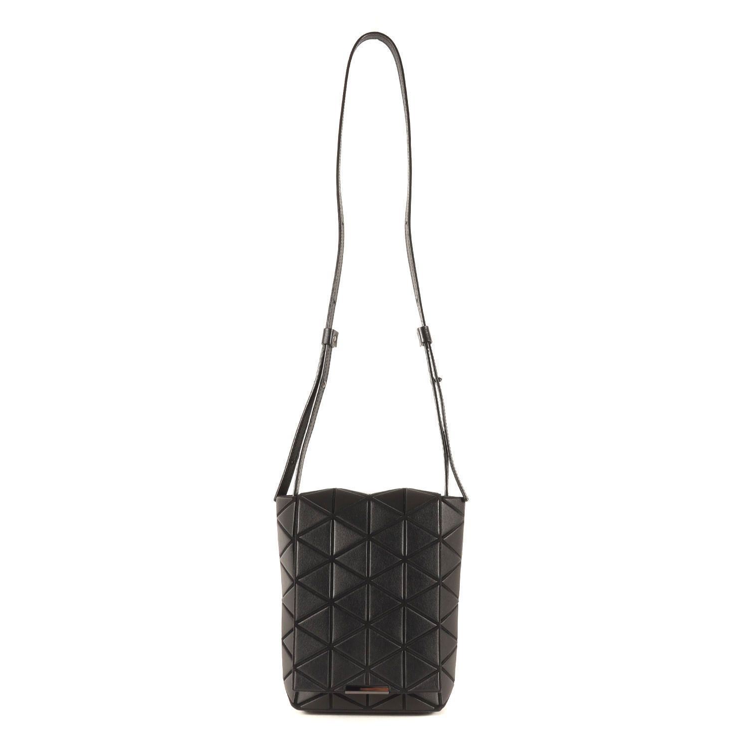 美品】BAO BAO ISSEY MIYAKE バオバオ イッセイミヤケ バッグ ブラック